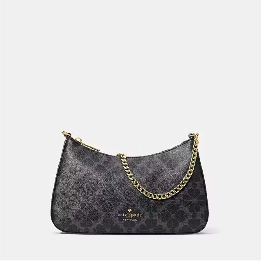 ♠️Kate Spade NY Spade Flower Convertible Crossbody Shoulder Bag, Black NEW NWT
